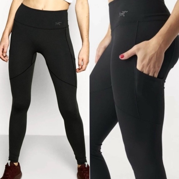 Pantalon Legging Arc’teryx Rho LT Noir – Homme Taille XL – État Parfait